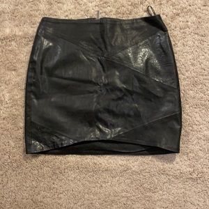 Blank NYC faux leather skirt